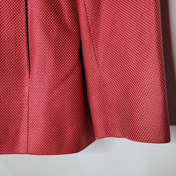 Talbots Blazer Textured Silk Wool Salmon Size 10 - Picture 4 of 12